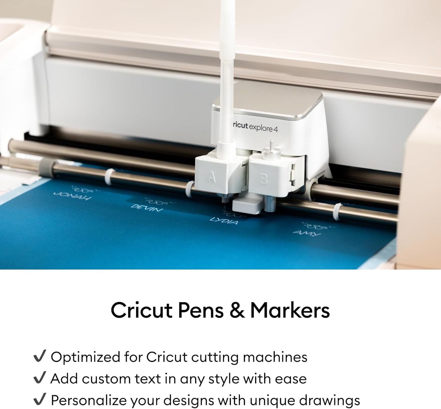 Cricut® Acrylic Gel Pens Set, 1.0 Mm (6 Ct) - for Use with Maker, Explore, & Venture Machines