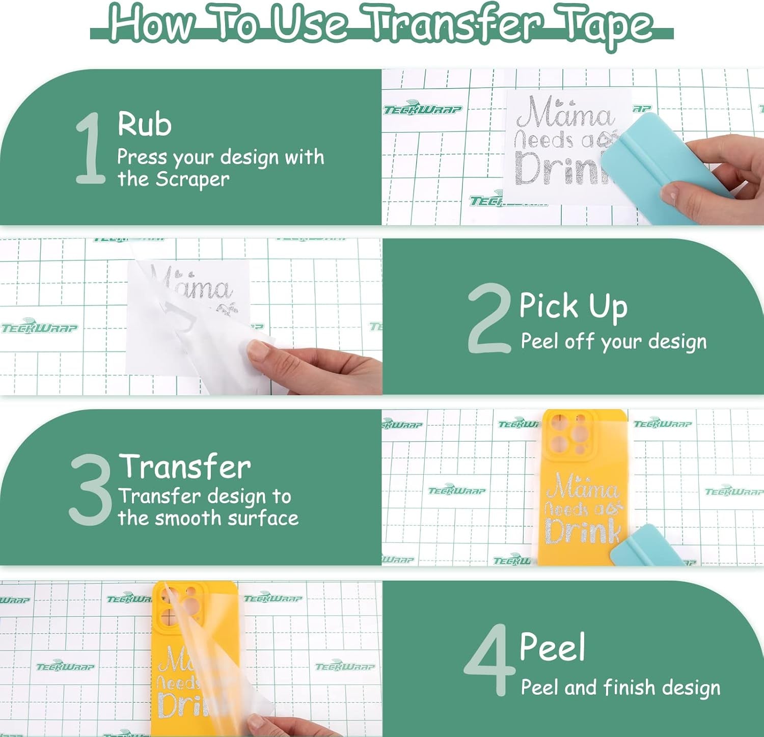 Clear Matte Vinyl Transfer Tape for Vinyl Layer Low Tack 12” X 30FT Perfect for Craft Adhesive Vinyl for Decals,Signs,Stickers,Walls,Doors,Windows