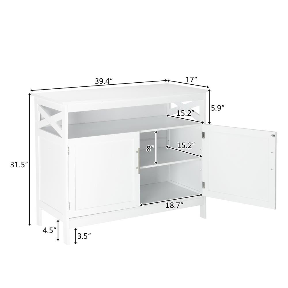 Kitchen Storage Cabinet Sideboard Free Standing Dining Furniture for Home
