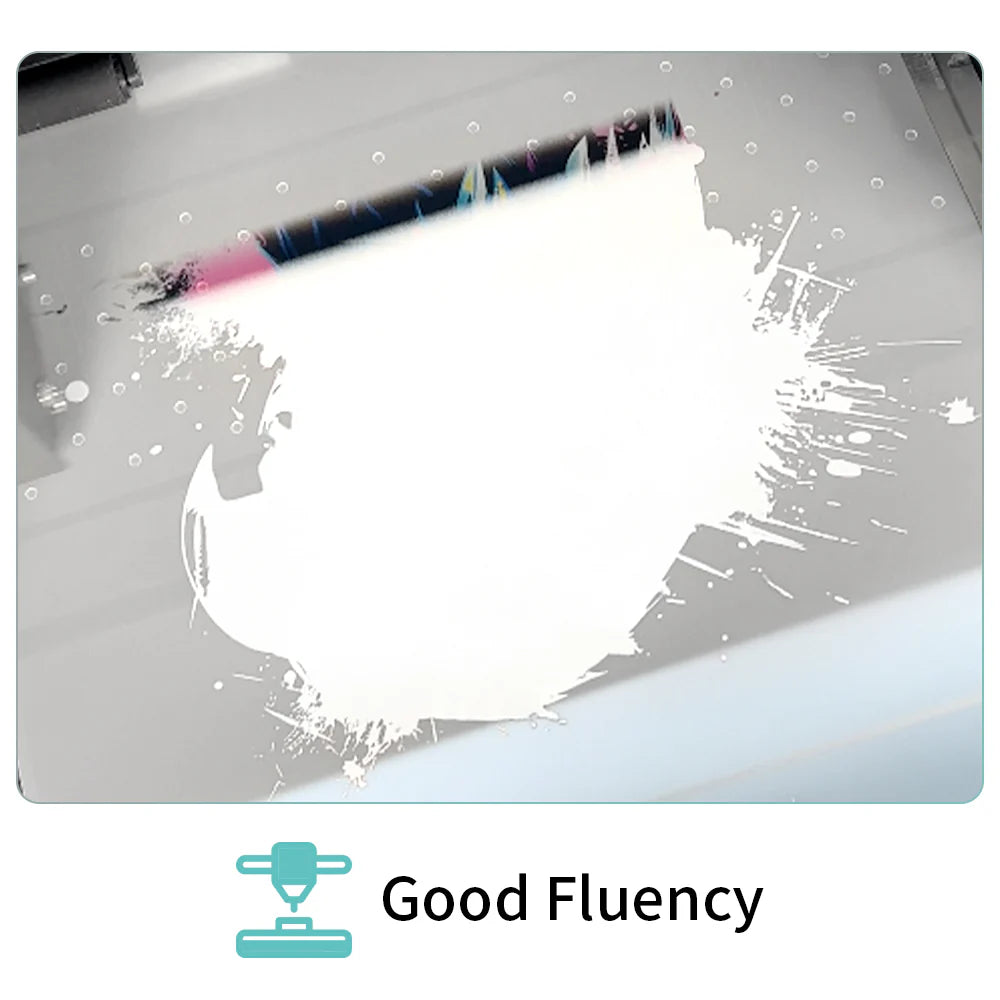 DTF Ink 500 ML White Premium for PET Film Heat Transfer Printing,Refill to DTF Printers with Epson Printhead XP600,I1600,I3200,L1800,L1805,R1390,R2400 (Shipping from China)