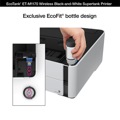 Ecotank ET-M1170 Wireless Monochrome Supertank Printer