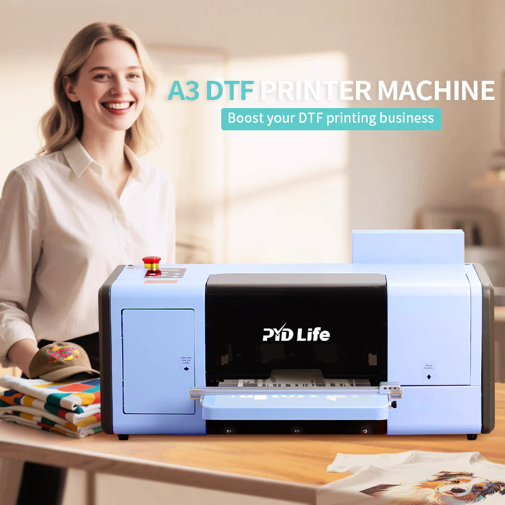 DTF Printer A3 Transfer Printing Machine T-Shirt Direct to Film Printer with F1080 Printhead with DTF Dryer Oven