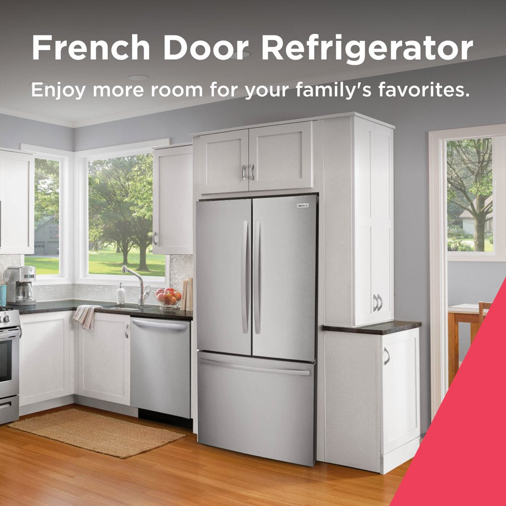 28.8 Cubic Feet French Door Refrigerator with Freezer, 70"