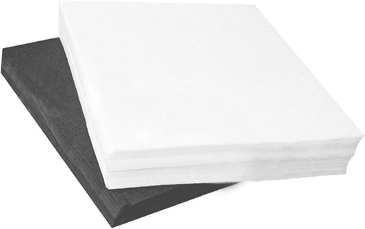 Ecotex® Screen Printing Test Pellons (White - 15" X 15" - 25 Pack) Disposable Test Screen Sheets for Screen Printing Pallet, Test Pellon Squares for Screen Printing Ink - Screen Printing Supplies