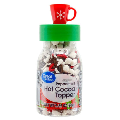 Peppermint Hot Cocoa Multi-Color Topper Sprinkles, 2.82 Oz