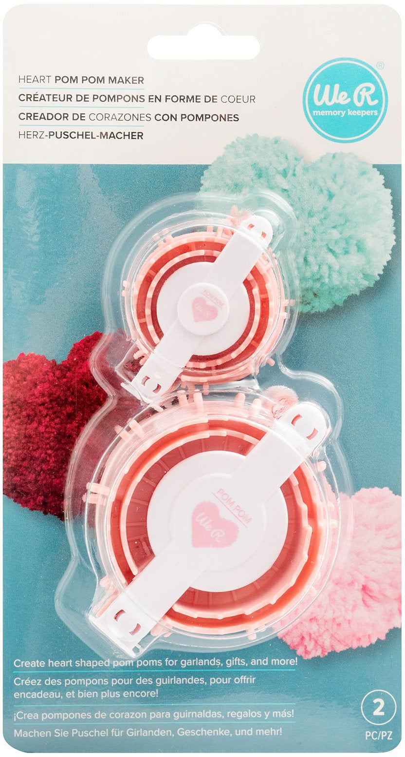 Heart Pom Pom Maker 2/Pkg