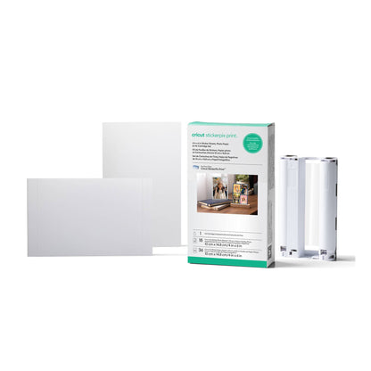 Cricut StickerPix Print Stickers, Photo Paper and Ink Cartridge Set 54 Pack