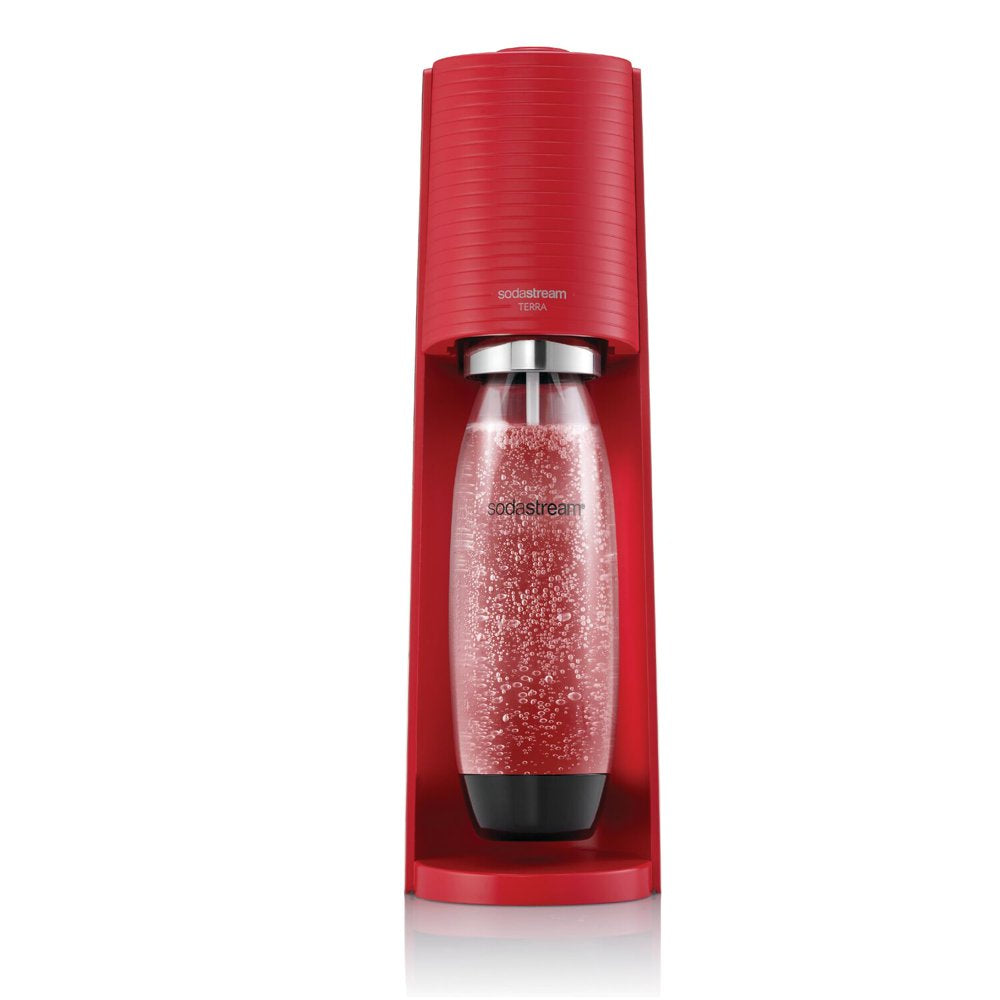 Terra Sparkling Water Maker - Red