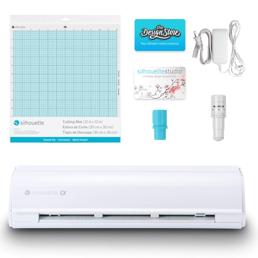 Silhouette Cameo5Α (Alpha) 12" Smart Cutting Machine - Classic White