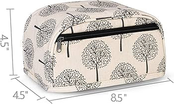 Yarwo Dust Cover Compatible with Cricut Joy, Heavy Duty Canvas Cover with Zipper Pocket and Wipe Clean Liner