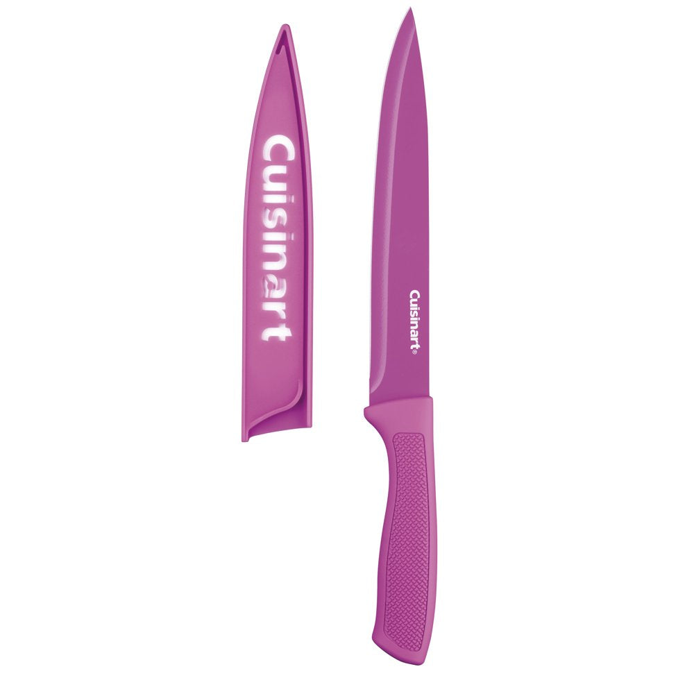 12-Piece Ceramic Coated Color Knife Set with Blade Guards, C55-12PCGW