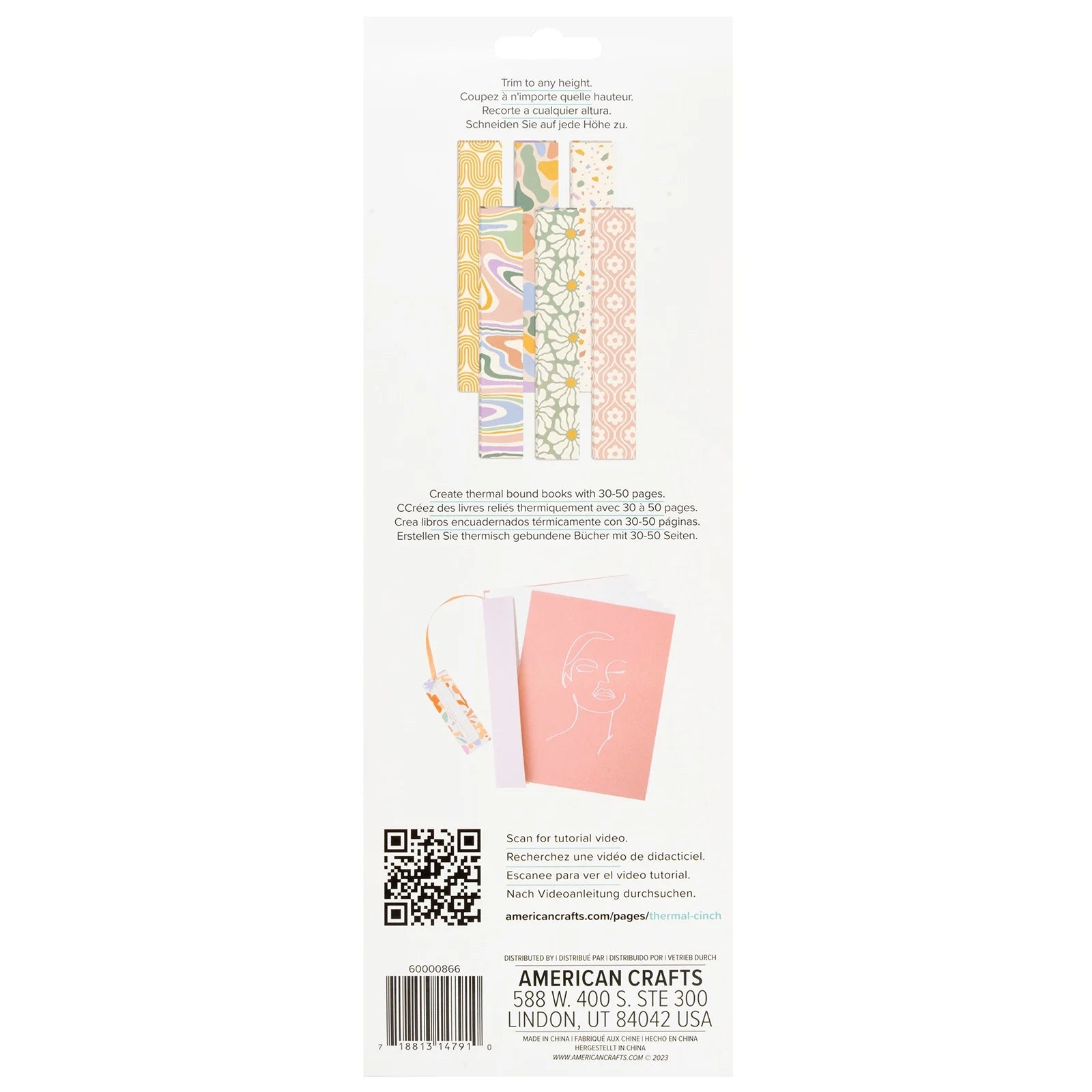 We R Thermal Cinch Binding Spine 6/Pkg-Retro