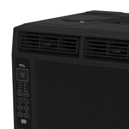 5,000 BTU Window Air Conditioner (Black) - 150 Sq Ft, LED Display, Included Remote, Compact, Dorm Friendly - W5W3M-B