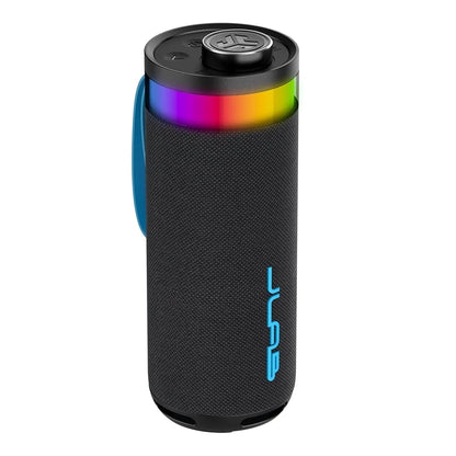 GO Party Speaker - Black; Bluetooth Portable Speaker with RGB Lighting, 10W