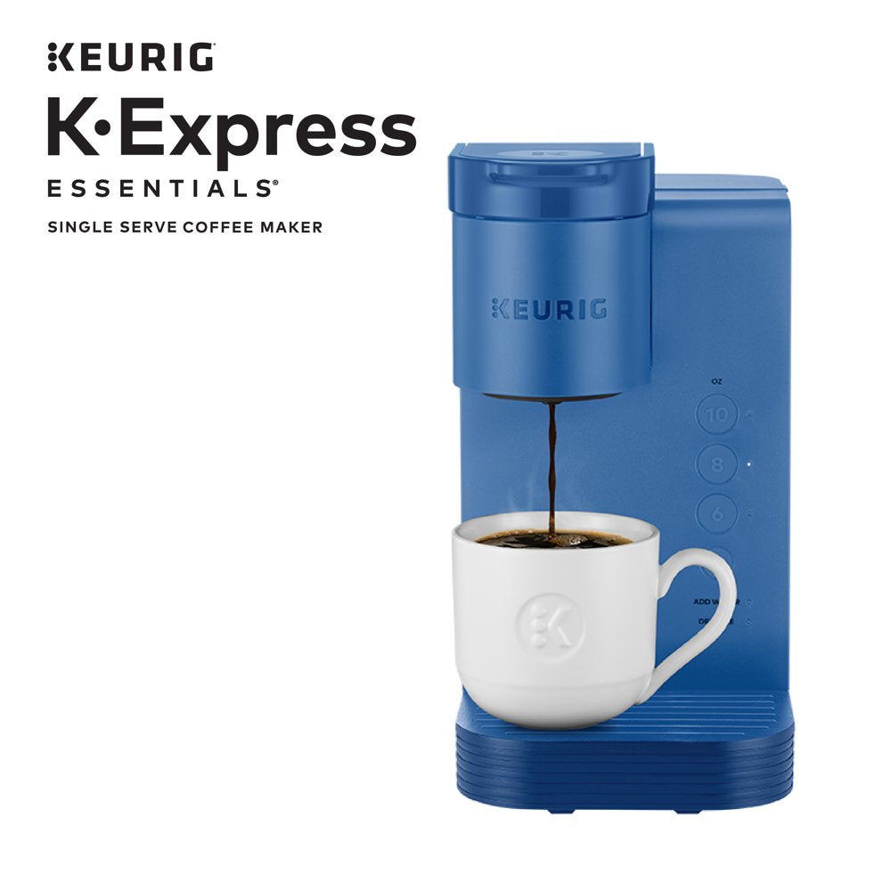 K-Express Essentials Single-Serve K-Cup Pod Coffee Maker, Pacific Blue