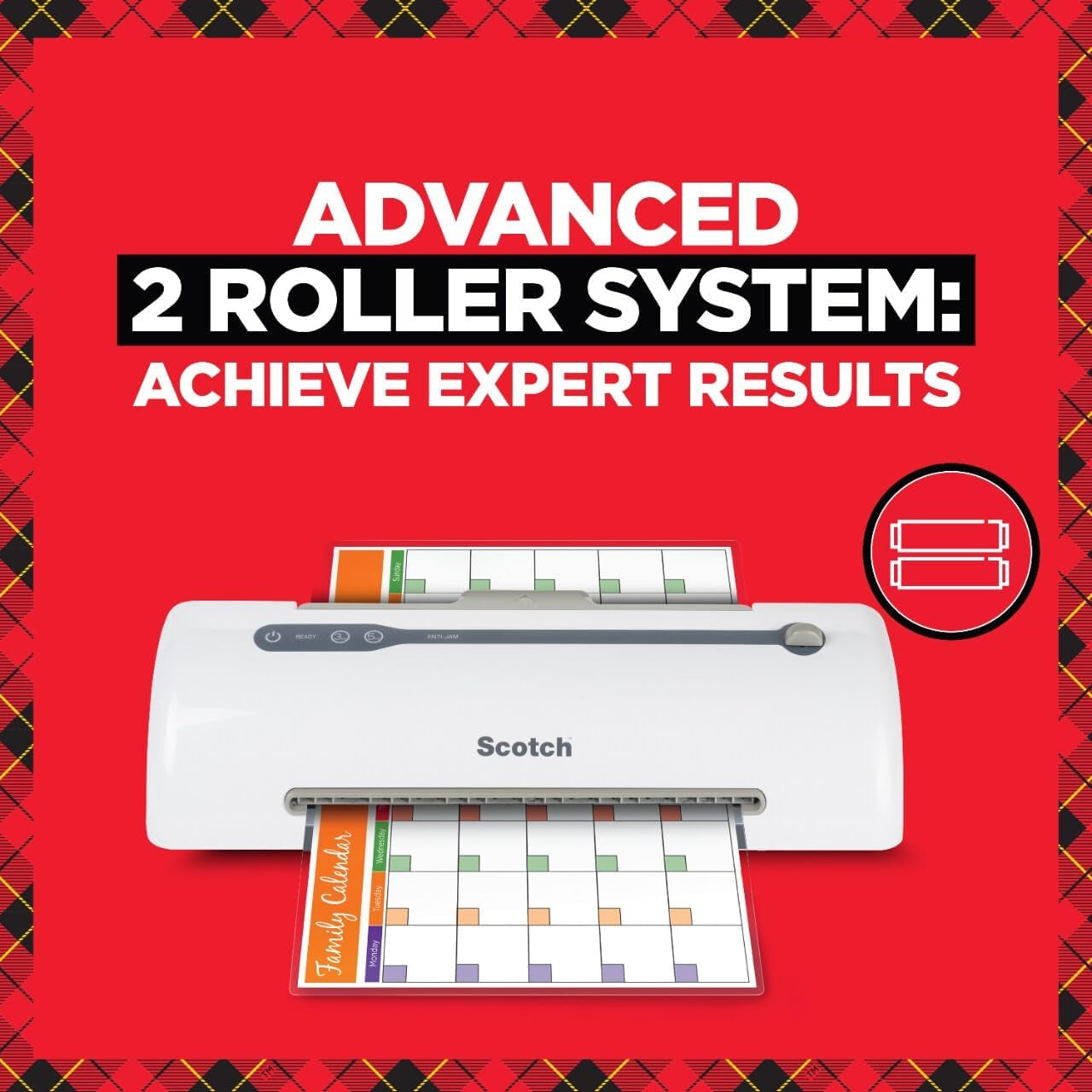 Scotch Rapid Thermal Laminator, Ready in 1 Minute, Never Jam Technology Automatically Prevents Misfed Items, 9 Inch, Includes 2 Pouches (TL909X-EF), 1 Packs per Case