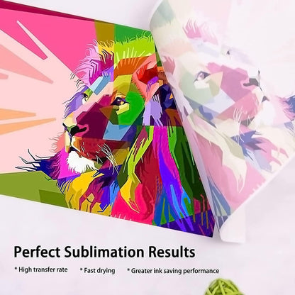 Sublimation Paper Sublimation Vinyl Set - 8.5 X 11 Inches 150 Sheets Sublimation Paper plus 20 Pack 12" X 12" Matte Sublimation Vinyl for Light-Colored Cotton Fabric