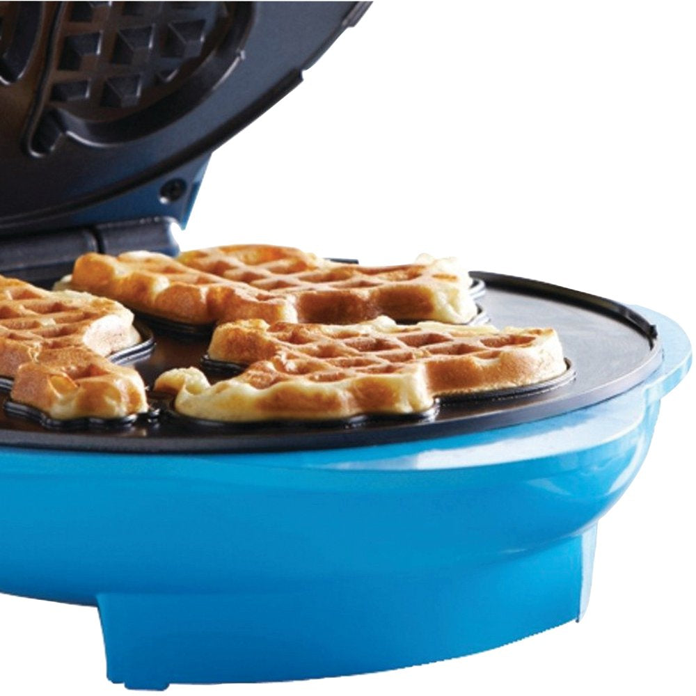 New TS-253 Non-Stick Animal Shape Waffle Maker Machine, Blue