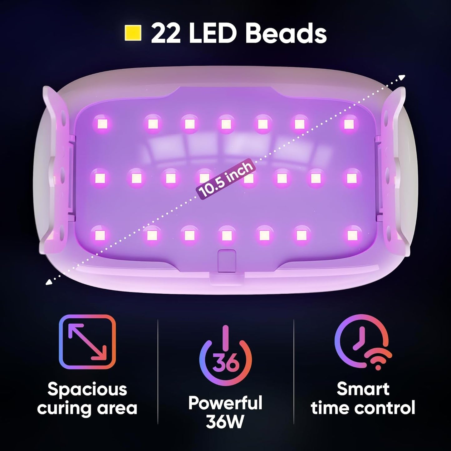 CRAFT RESIN UV Resin Kit with Light - 36W 22 LED Big Lamp and 200G Hard Type Low Viscosity UV Epoxy Resin, Crystal Clear & Non-Yellowing - Starter Kit for Jewelry Making, DIY Crafts & Small Molds