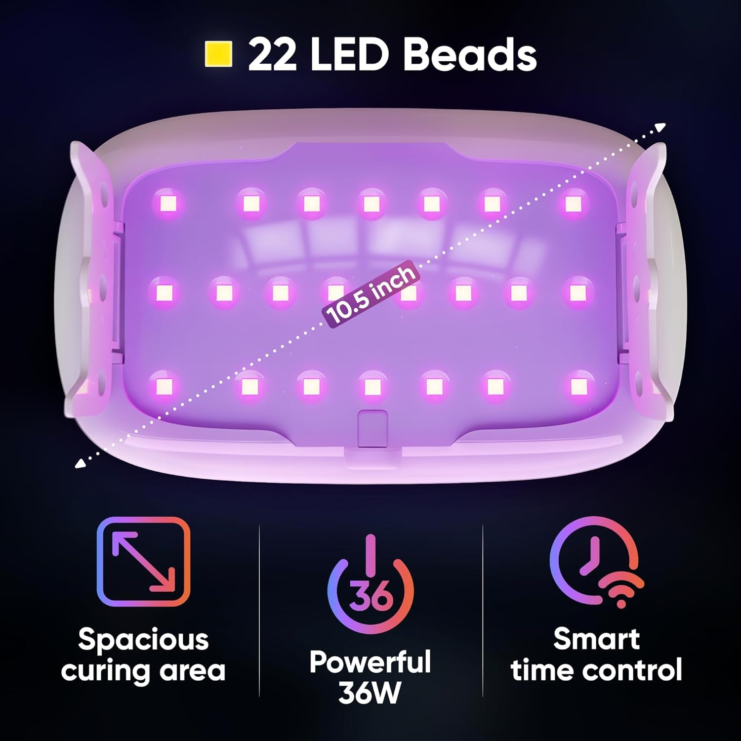CRAFT RESIN UV Resin Kit with Light - 36W 22 LED Big Lamp and 200G Hard Type Low Viscosity UV Epoxy Resin, Crystal Clear & Non-Yellowing - Starter Kit for Jewelry Making, DIY Crafts & Small Molds