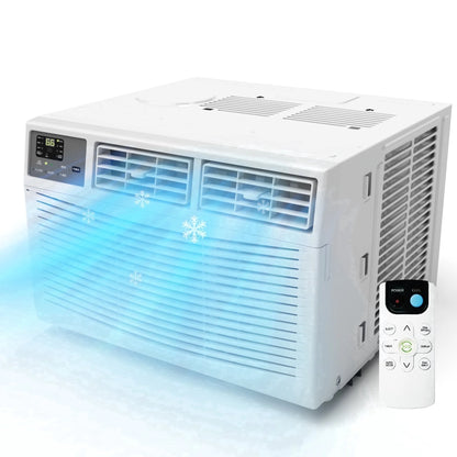 18000 BTU Window Air Conditioner 1000 Sq Ft. Ac Units Intelligent , LED Diswplay Screen, with Remote Control, Dehumidifier/Fan, Operates Quietly, Energy-Saving. 24 Timer, 208/230 VOLTS