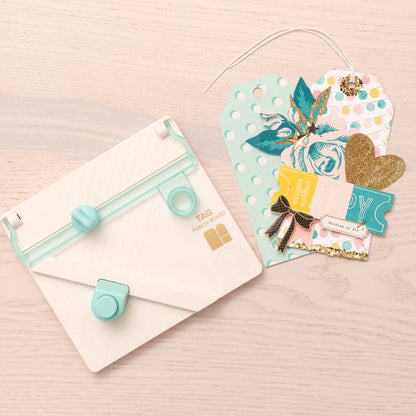 Tag Punch Board 1-3.5 Inch Tags Paper Hole Punches