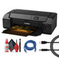 Canon PIXMA PRO-200S Wireless Photo Printer | 13-Inch Borderless Printing | 8-Color Dye Ink for Photographers & Designers (6875C002) + More (International Model)