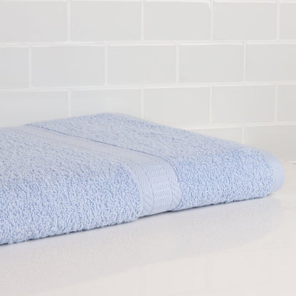 Solid Bath Sheet, Blue Shell