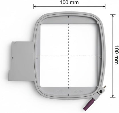 SINGER Embroidery Hoop 100Mm X 100Mm | Compatible with SINGER SE9180 & SE9150 | Precise Fabric Tension | Delivers Professional-Quality Embroidery Results