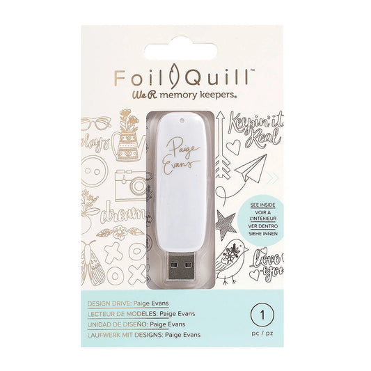 We R Memory Keepers® Designs USB Artwork Drive - Paige Evans, Craft Supplies, Party Supplies, 1 Pieces