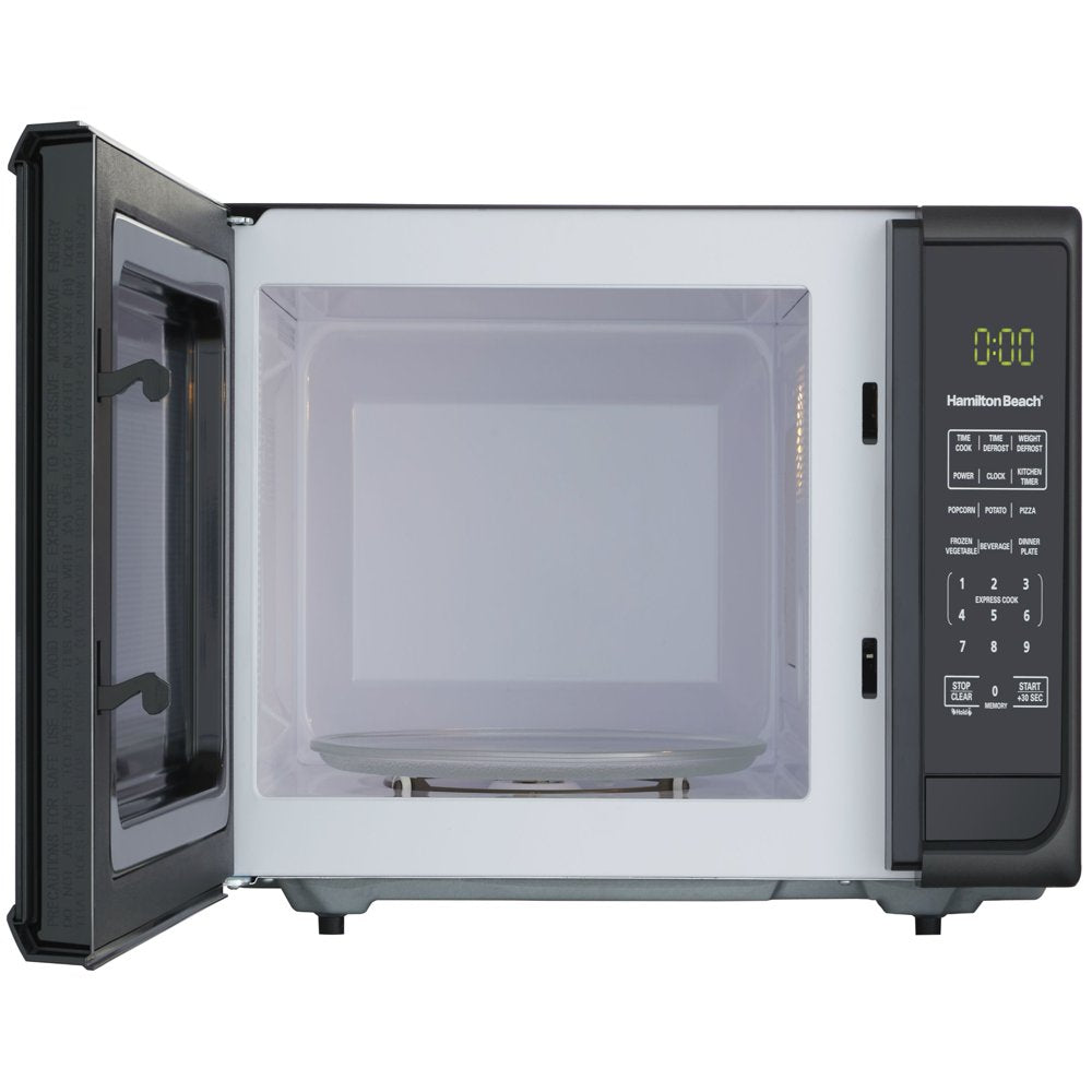 0.9 Cu. Ft. Matte Black Microwave Oven