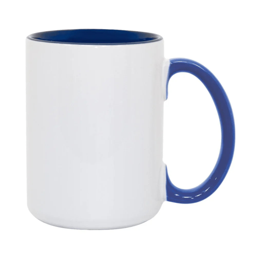 HPN ORCA Premium 15 Oz. Inner + Handle Sublimation Ceramic Mug - 36 per Case