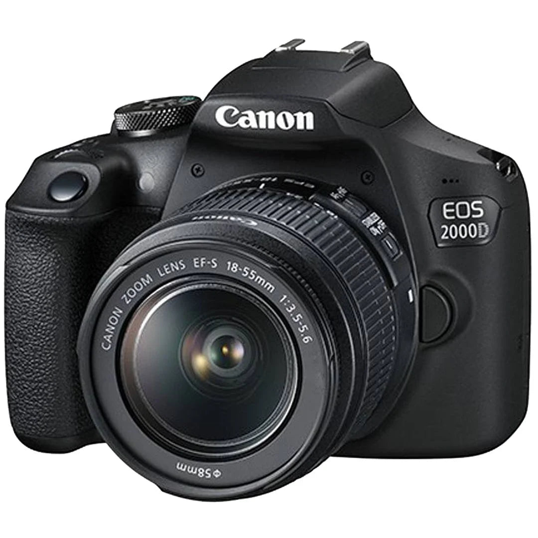Canon EOS 2000D / Rebel T7 DSLR Camera with 18-55Mm Zoom Lens + Sandisk 32GB Memory + Tripod + Backpack + SV Premium Accessory Bundle (International Version)