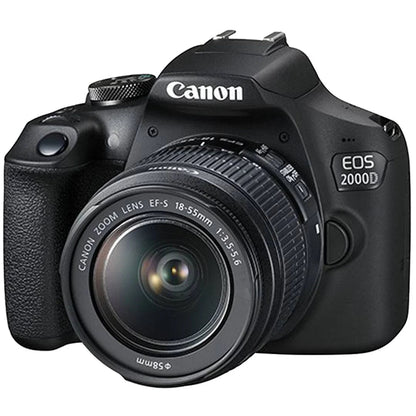 Canon EOS 2000D / Rebel T7 DSLR Camera with 18-55Mm Zoom Lens + Sandisk 32GB Memory + Tripod + Backpack + SV Premium Accessory Bundle (International Version)