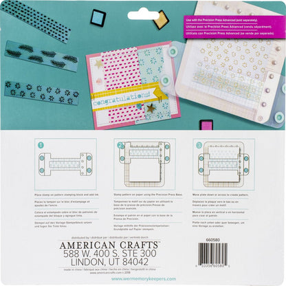 Pattern Stamping Block 5Pcs-