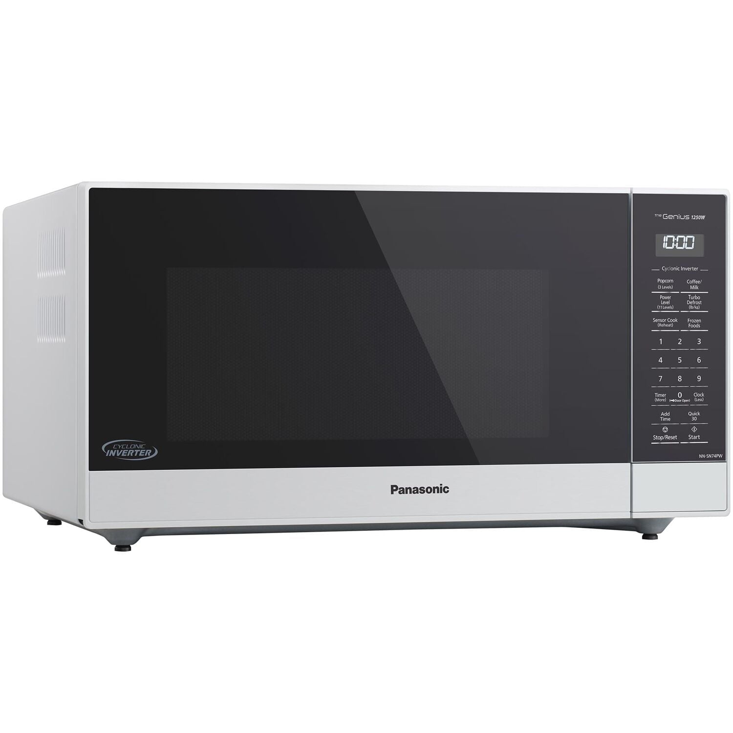 1.6-Cu. Ft. 1250W Countertop Microwave with Inverter Technology, White NN-SN74PW