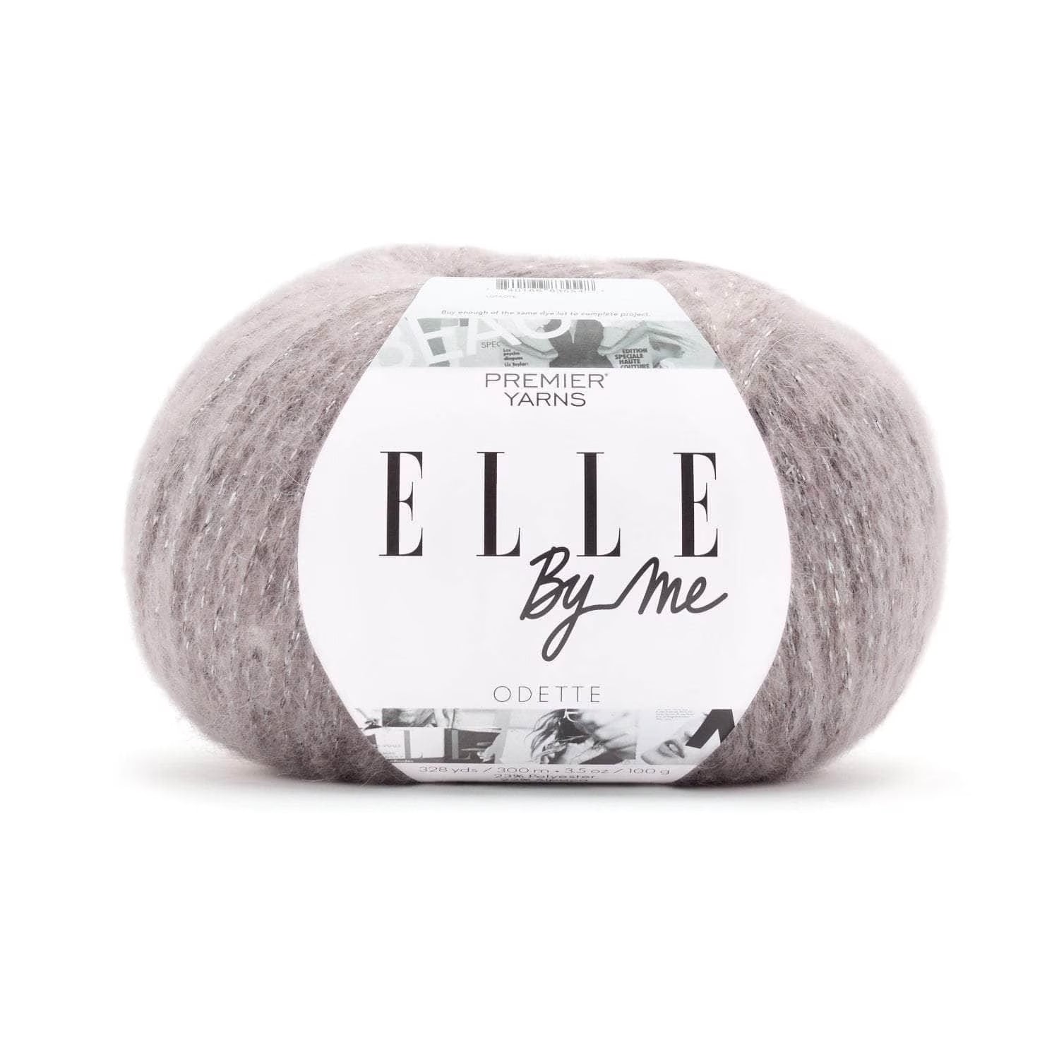 Premier Yarns ELLE by Me Odette, Bulky Yarn for Crocheting and Knitting, Merino Wool Blend, Wisp