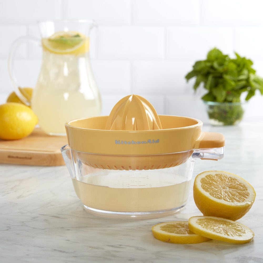 18 Ounce Dishwasher Safe Citrus Juicer in Buttercup Tangerine Orange