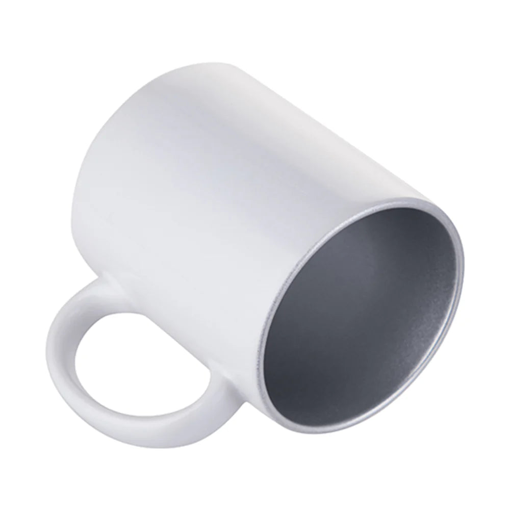 HPN Sublicraft 11 Oz. Inner Sparkle Sublimation Ceramic Mug - 12 per Case