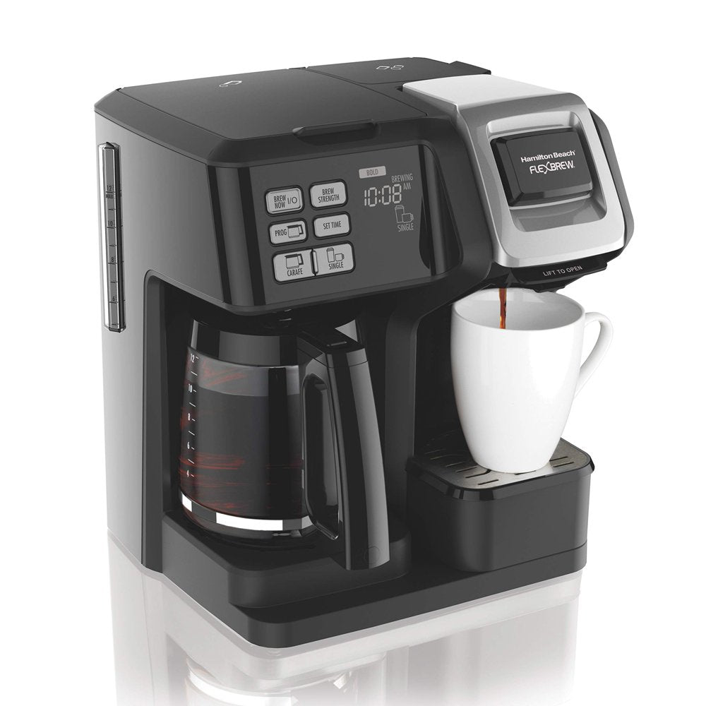 Flexbrew Trio Coffee Maker, Black, 12 Cups and Single-Serve, 49957