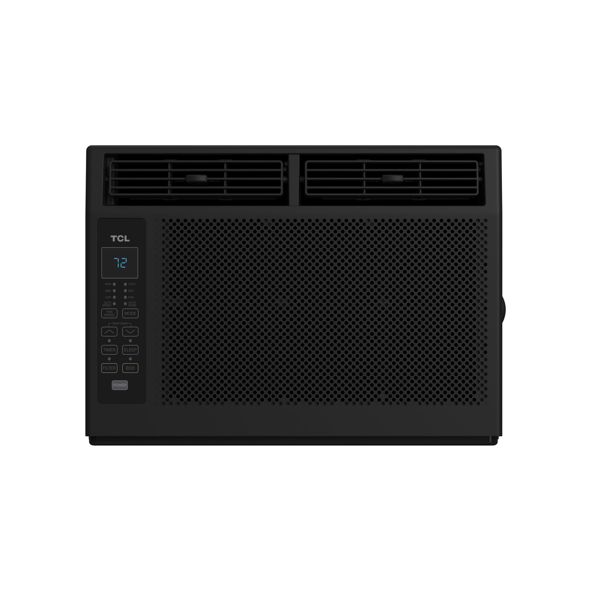 6,000 BTU Window Air Conditioner, 250 Sq. Ft., LED Display, Included Remote, Black, W6W32-B