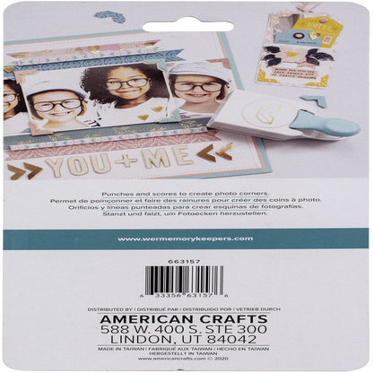 Embossing Punch-1" Photo Corners