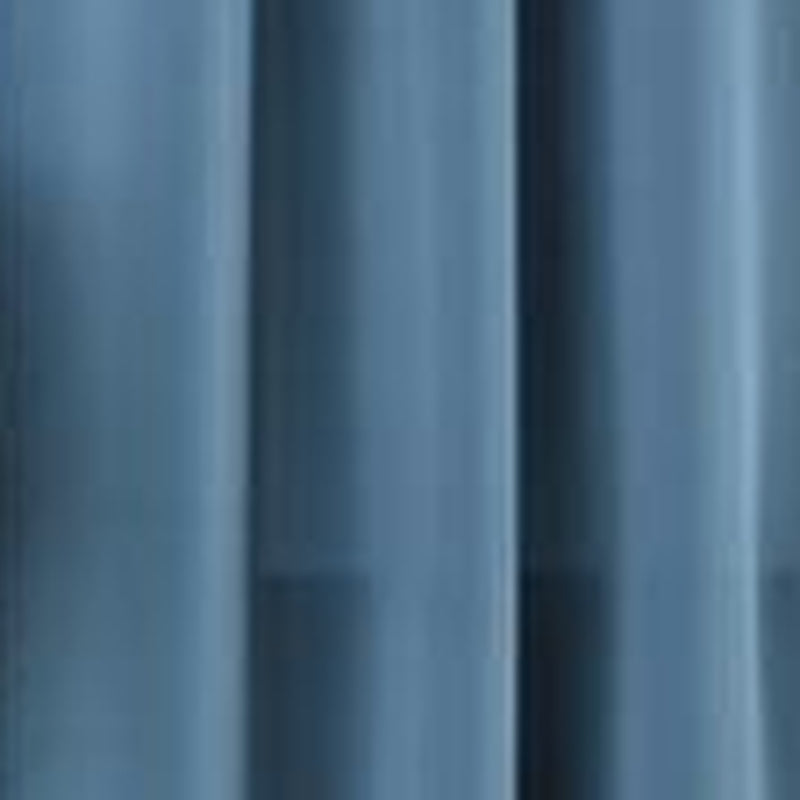 Solid Blue Moonlight Room Darkening Rod Pocket Curtain Panel Pair, 30" X 84"