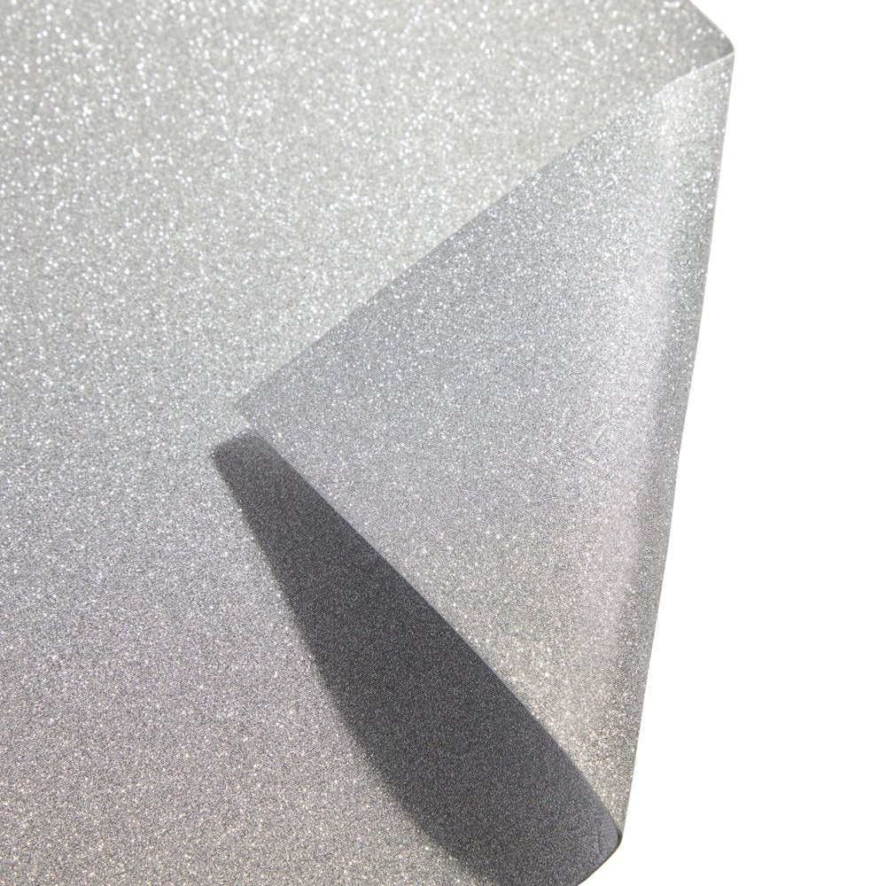 24 Sheets Silver Glitter Cardstock Paper for Scrapbooking, Arts, DIY Sparkle Crafts, 250Gsm, Double-Sided (8 X 12 In)