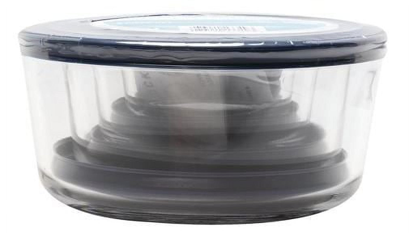 Glass Food Storage Containers with Lids, 8 Piece Set