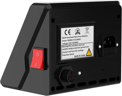 Controller,Multi-Functional Heat Press Machine Control Box Digital Box LED Controller for T-Shirts/Plate/Cap/Mug Swing Away Heat Transfer Sublimation Print Machine, 110V