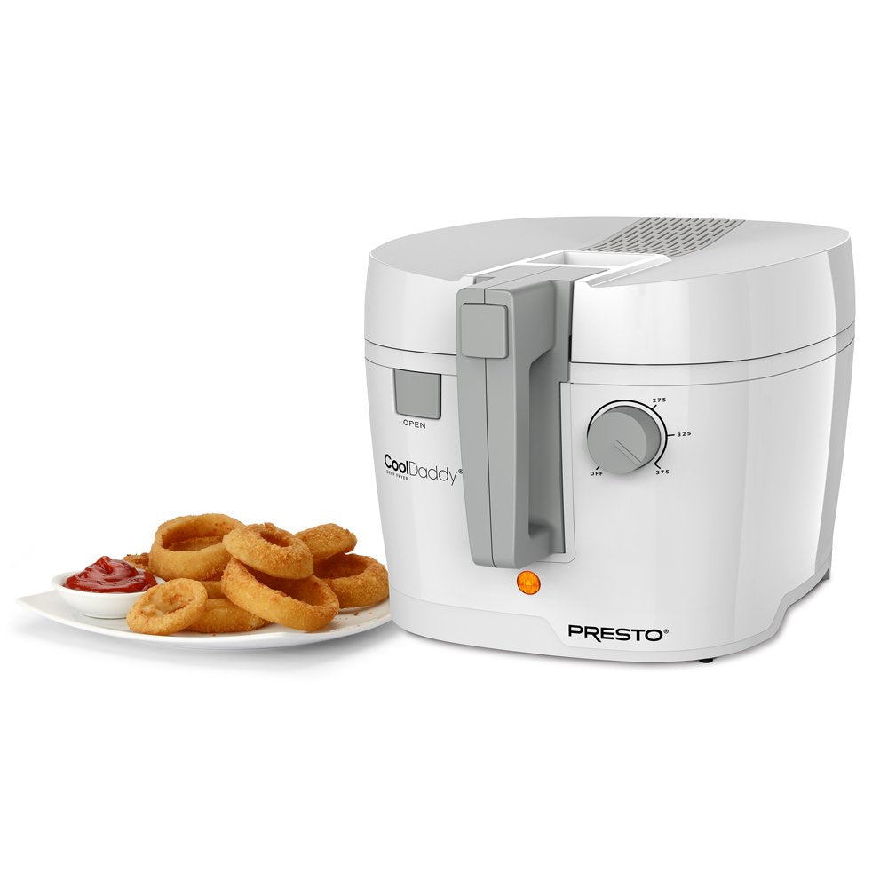 Cool Daddy® Cool-Touch Deep Fryer 05443, White