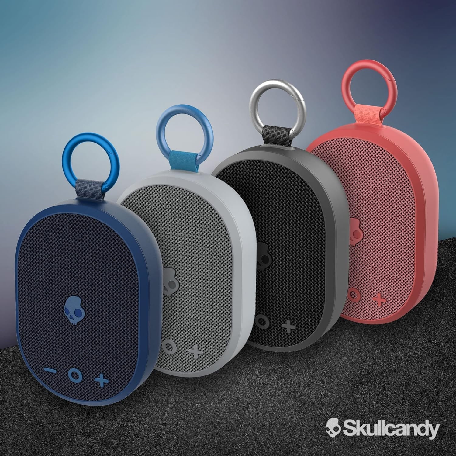 Kilo XT Wireless Bluetooth Speaker - IPX7 Waterproof Mini Speaker with 24 Hour Battery and True Wireless Pairing - for Outdoor, Black