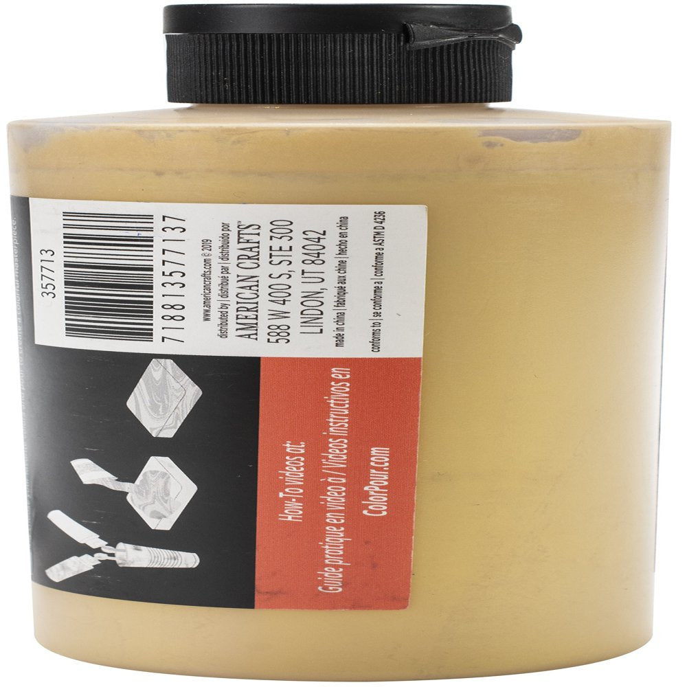 Color Pour Magic Pre-Mixed Paint 8Oz-Metallic Gold