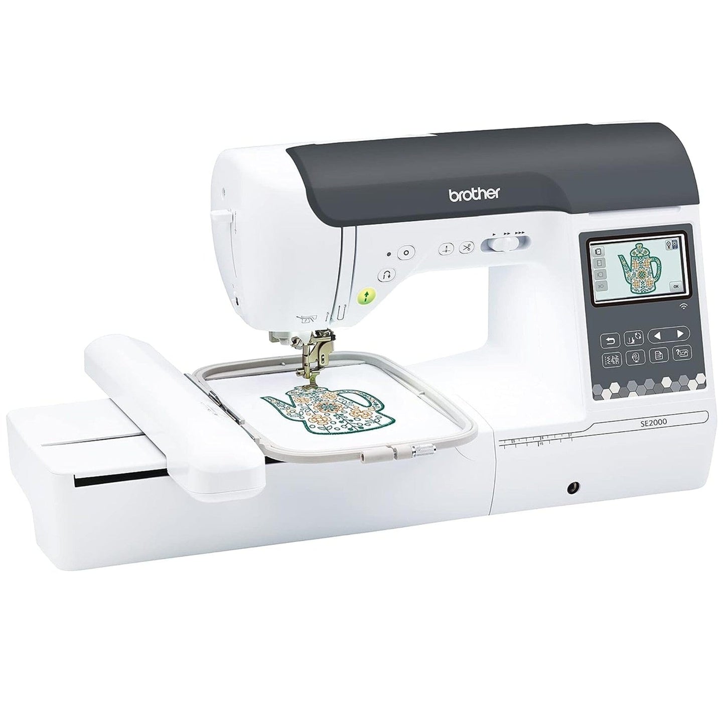 Brother SE2000 Embroidery & Sewing Machine Bundle W/ Silhouette Cameo 5 Alpha